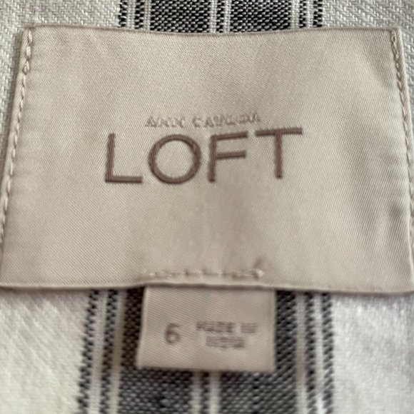 LOFT Linen Cotton Blend Blazer - Picture 5 of 7